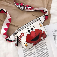 Load image into Gallery viewer, Elmo or Cookie Monster Fashion Waist Bag
