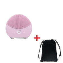 Load image into Gallery viewer, Ultrasonic Silicone Electric Facial Cleansing Brush
